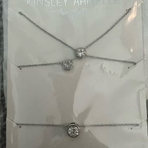 18” silver necklace